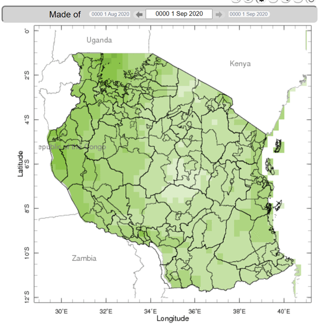 Data on Climate Change & Weather in Tanzania