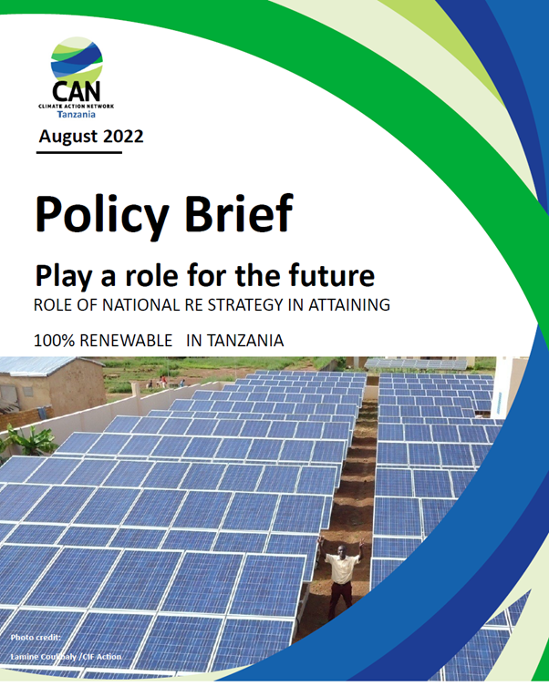 NEW POLICY BRIEF: Informing a RE Strategy to drive socio-economic development